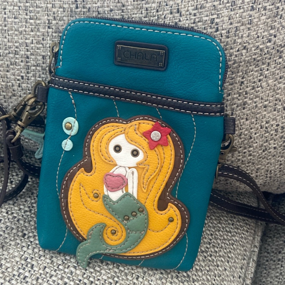 Chala Handbags Cell Phone Crossbody Purse Multicolor Handbag Adjustable Straps